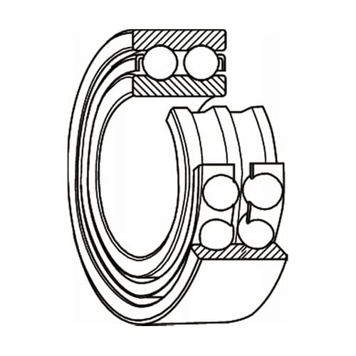 日本精工(NSK) 複列アンギュラ玉軸受