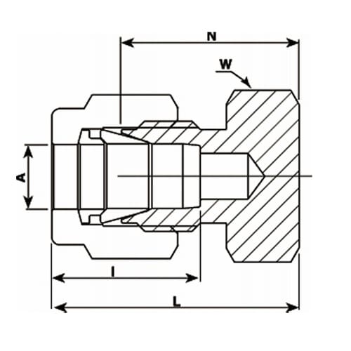ニューVーLok継手 キャップユニオン