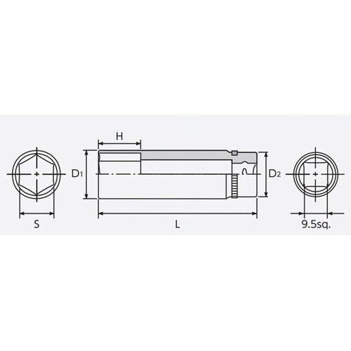 コンパクトサイズ 差込角9.5SQ