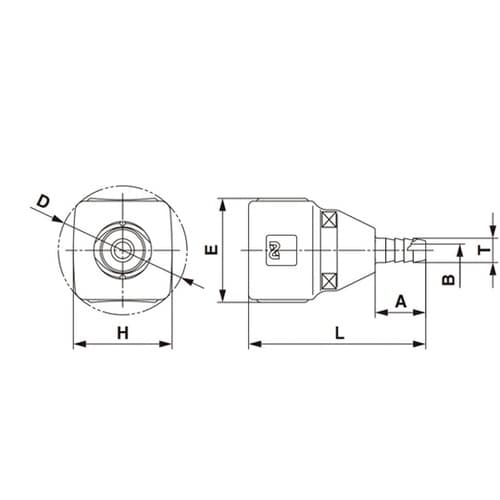 キューブカプラ(ソケット)POM