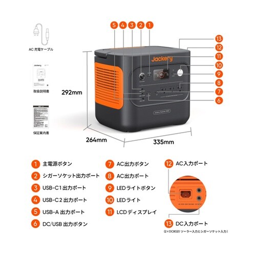 Jackery ポータブル電源