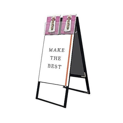 ブラックカタログケーススタンド看板