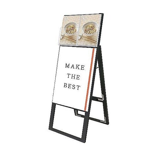 ブラックカタログケーススタンド看板