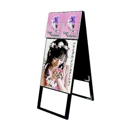 ブラックカタログケーススタンド看板