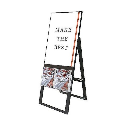 ブラックカタログケーススタンド看板