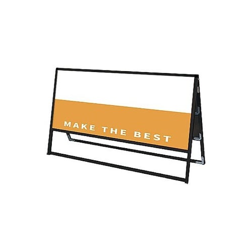 ブラックバリウススタンド看板 アルミ複合板