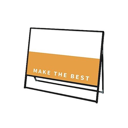 ブラックバリウススタンド看板 アルミ複合板