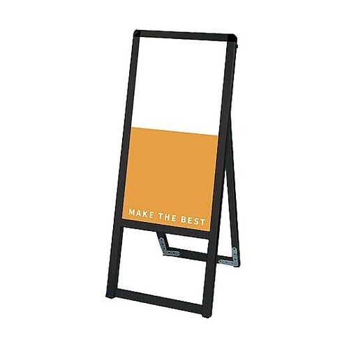 ブラックバリウススタンド看板 アルミ複合板