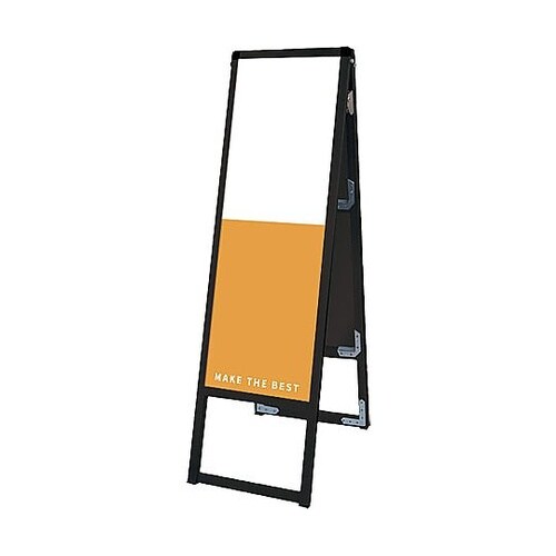 ブラックバリウススタンド看板 アルミ複合板