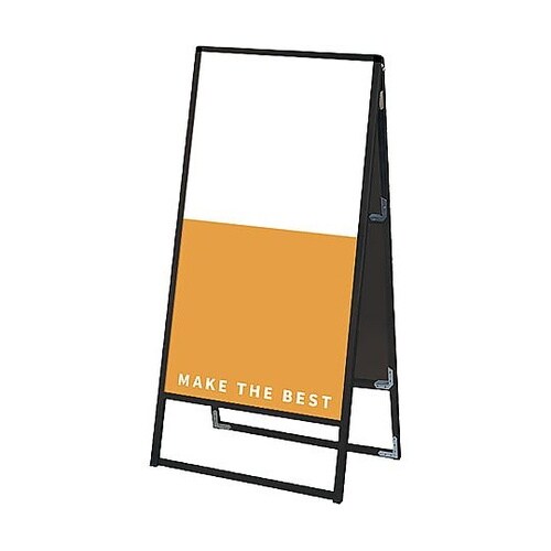 ブラックバリウススタンド看板 アルミ複合板