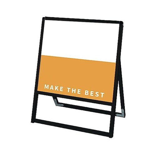 ブラックバリウススタンド看板 アルミ複合板