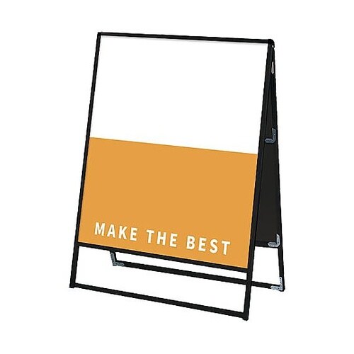 ブラックバリウススタンド看板 アルミ複合板