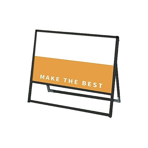 ブラックバリウススタンド看板 アルミ複合板