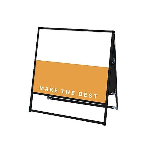 ブラックバリウススタンド看板 アルミ複合板