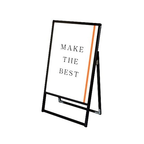 ブラックバリウススタンド看板LED