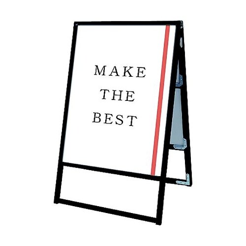 ブラックバリウススタンド看板LED