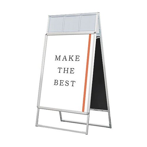 ポスターグリップスタンド看板カタログケース付(屋外用)