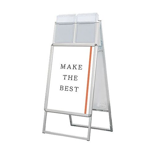 ポスターグリップスタンド看板カタログケース付(屋外用)