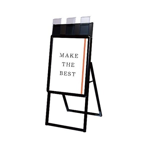 ポスターグリップスタンド看板パンフレットケース付