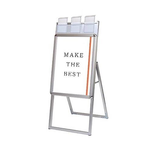 ポスターグリップスタンド看板パンフレットケース付