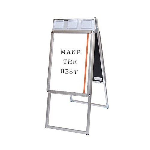 ポスターグリップスタンド看板パンフレットケース付