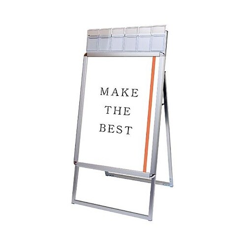 ポスターグリップスタンド看板パンフレットケース付