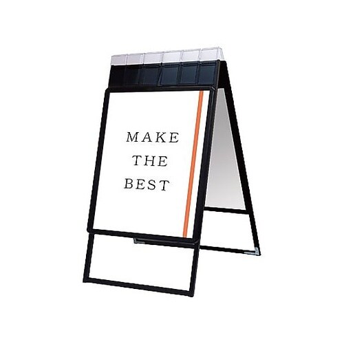 ポスターグリップスタンド看板パンフレットケース付