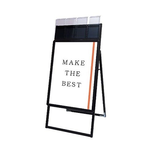 ポスターグリップスタンド看板パンフレットケース付