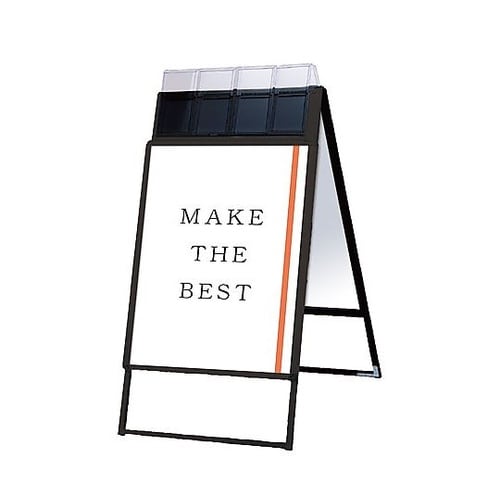 ポスターグリップスタンド看板パンフレットケース付