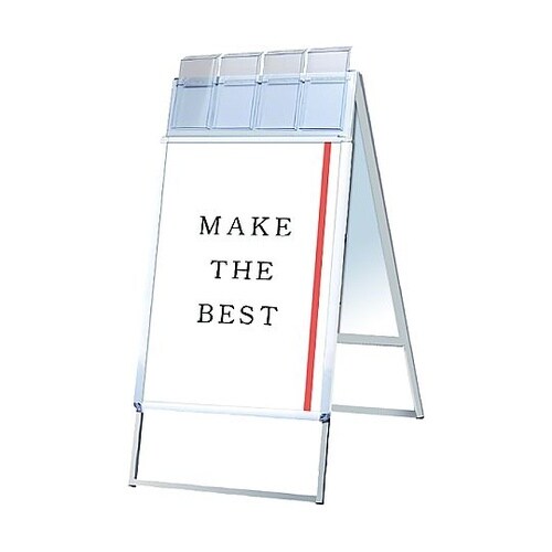 ポスターグリップスタンド看板パンフレットケース付