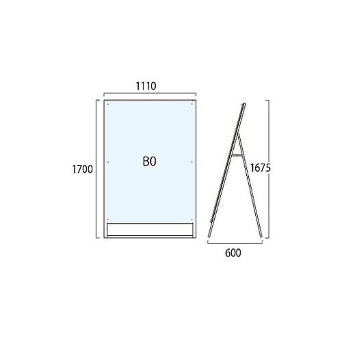 ポスター用スタンド看板
