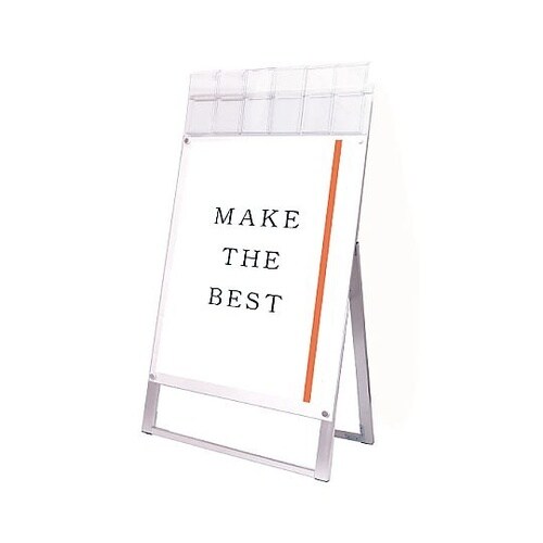 ポスター用スタンド看板パンフレットケース付