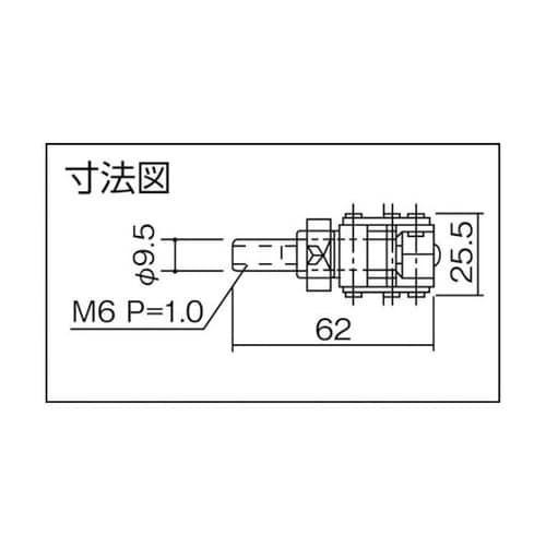 押し引き兼用トグルクランプ 横押し型トグルクランプ