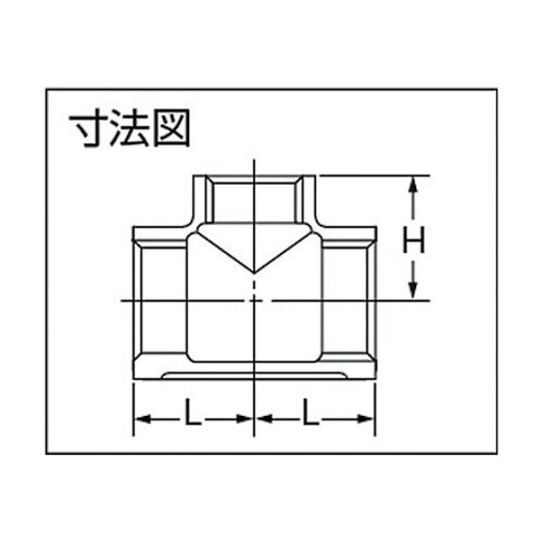 ねじ込み管継手 径違いチー