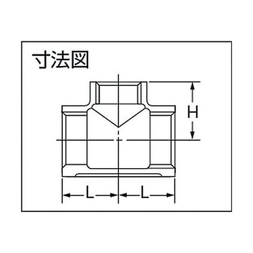ねじ込み管継手 径違いチー