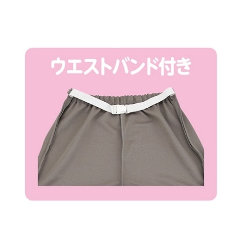 婦人脇全開ジャージパンツ グレー L 3