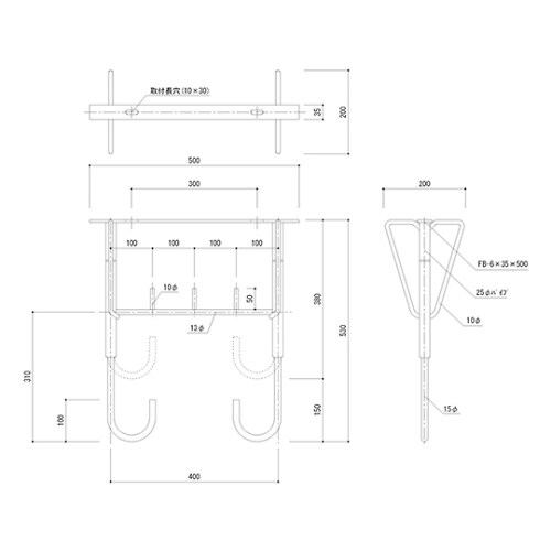 SKー4053A バルコニー物干金物