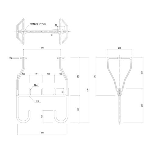 SKー4053A バルコニー物干金物
