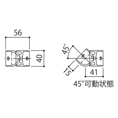 SKーBFーTB1000 BL壁付手摺