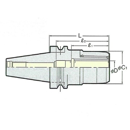 BT30C32100Gミーリングチャック