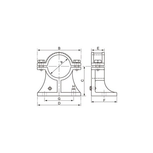 HDー32 ケーブル端末処理用ブラケット