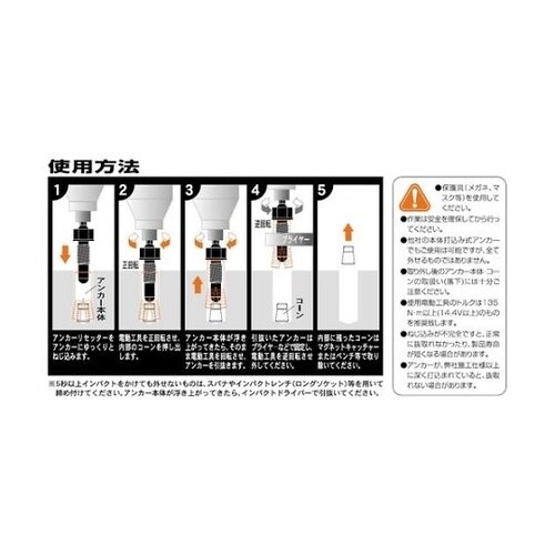 本体打込み式アンカー抜取り工具 アンカーリセッター