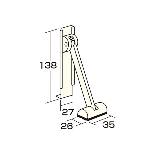 シンプルドアホルダー