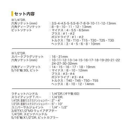 ソケットセット