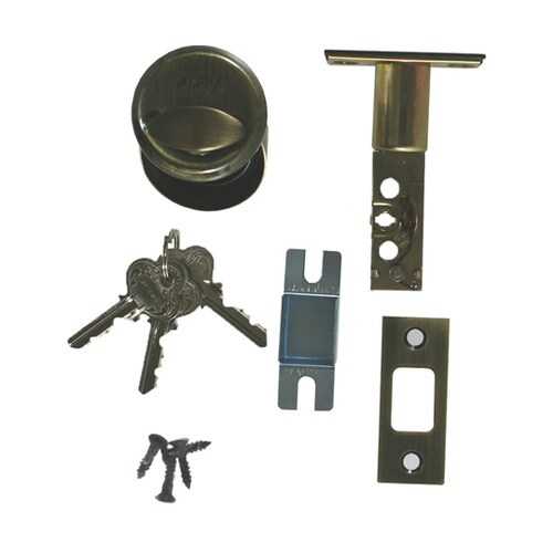 シリンダー本締錠 サテン