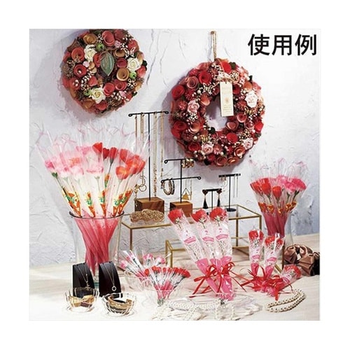 カーネーションラップ巻 レッド