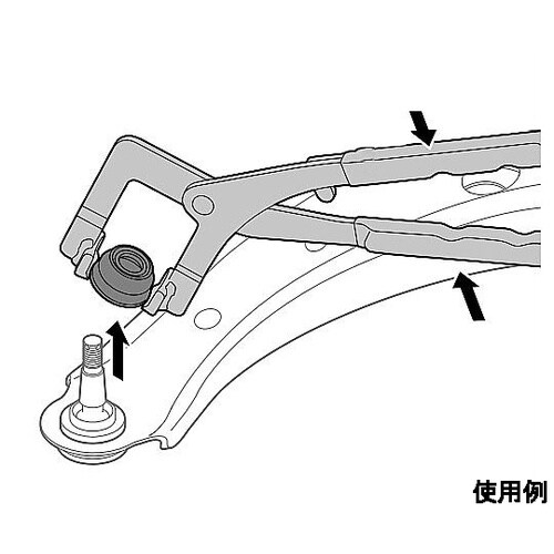 ボールジョイントブーツプライヤー・圧入セット