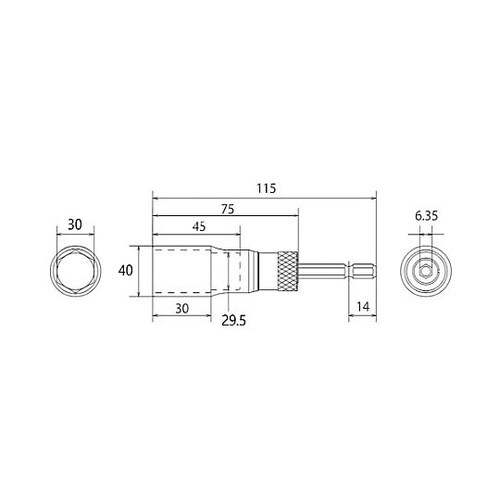 電ドルソケット(高耐久/ビット交換式)