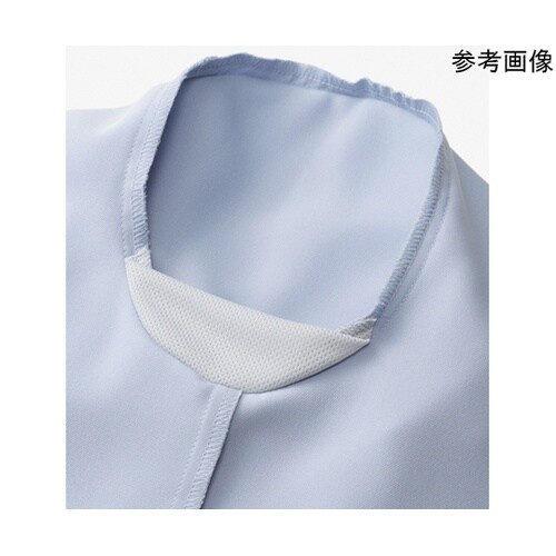 七分袖ブラウス ブルー