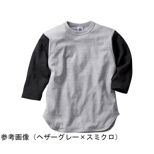 オープンエンド3/4スリーブ ベースボールTシャツ